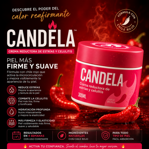 Candela · Crema Reductora Térmica con Chile