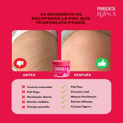 Candela · Crema Reductora Térmica con Chile